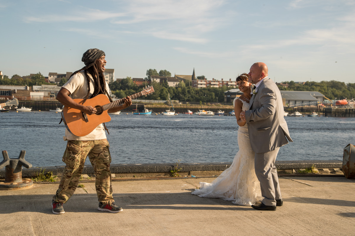 Fish Quay Wedding Photo
